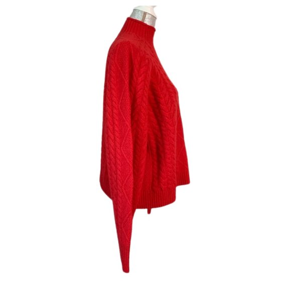 J. CREW Cable Knit Roll Neck Sweater, NWT - Picture 6 of 12